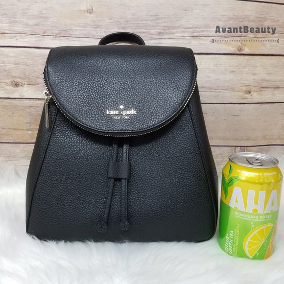 Kate Spade Medium Flap Backpack Leila Black New main image 6